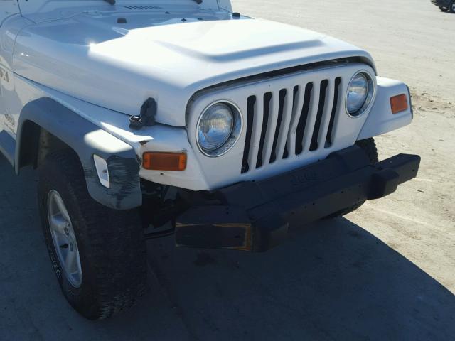 1J4FA39S66P775779 - 2006 JEEP WRANGLER X WHITE photo 9