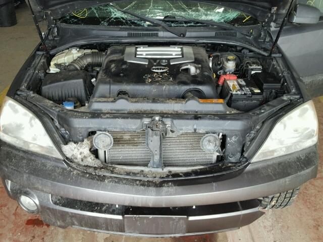 KNDJC733765644911 - 2006 KIA SORENTO EX GRAY photo 7