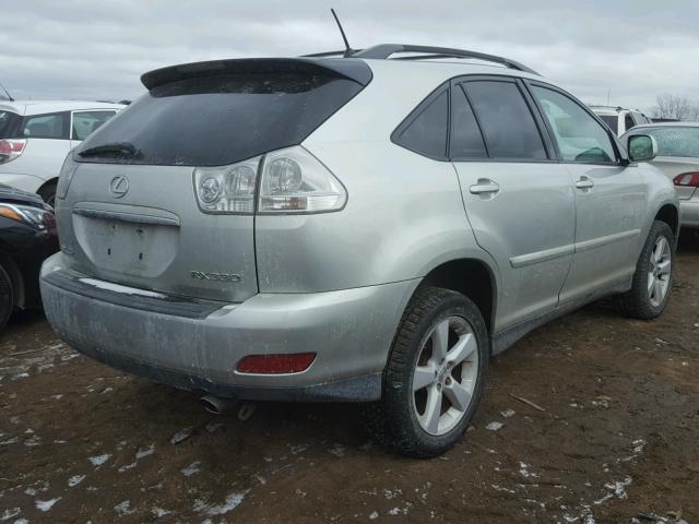 2T2HA31U25C073799 - 2005 LEXUS RX 330 SILVER photo 4