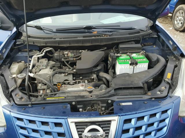 JN8AS58V88W120685 - 2008 NISSAN ROGUE S BLUE photo 7