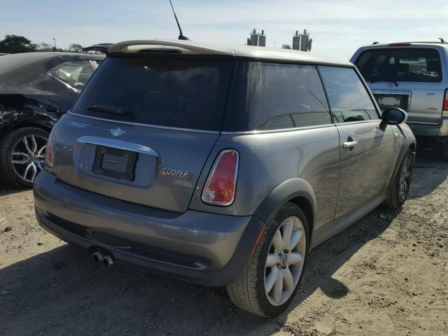 WMWRE33536TJ34653 - 2006 MINI COOPER S GRAY photo 4