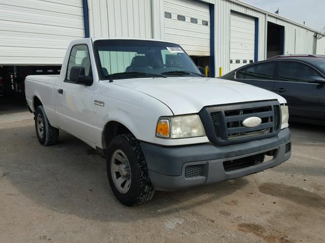 1FTYR10D27PA98483 - 2007 FORD RANGER WHITE photo 1