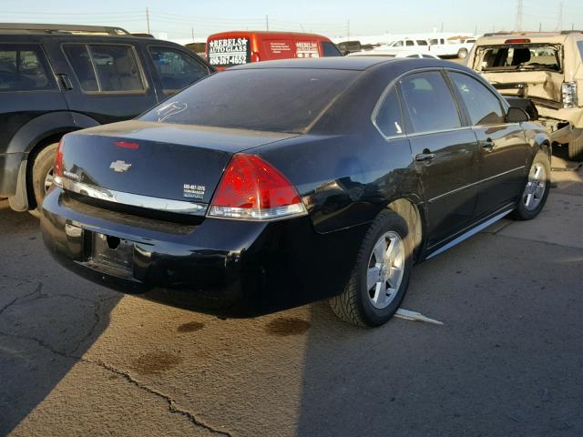 2G1WG5EKXB1266669 - 2011 CHEVROLET IMPALA LT BLACK photo 4