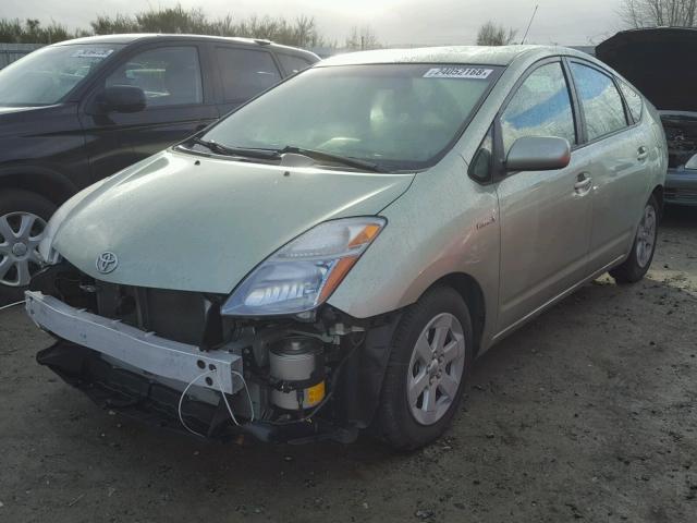 JTDKB20U673257383 - 2007 TOYOTA PRIUS GREEN photo 2