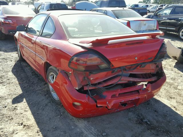 1G2NW12E84M688139 - 2004 PONTIAC GRAND AM G RED photo 3