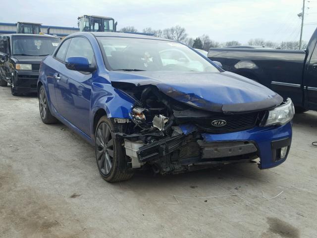 KNAFW6A38D5655839 - 2013 KIA FORTE SX BLUE photo 1