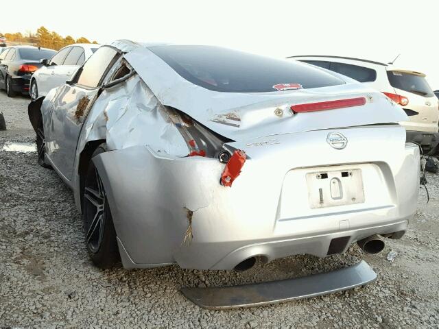 JN1AZ4EH2BM551190 - 2011 NISSAN 370Z BASE SILVER photo 3