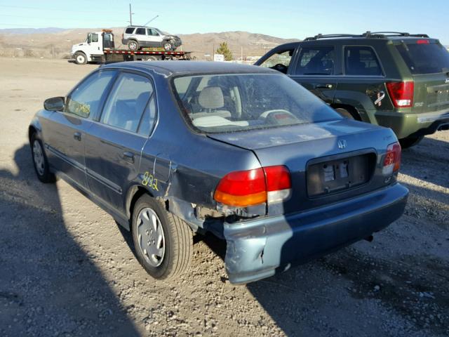 2HGEJ6574TH549570 - 1996 HONDA CIVIC LX BLUE photo 3