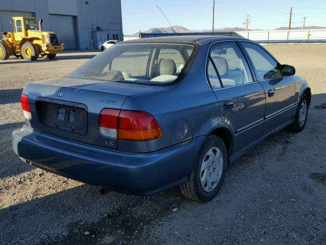 2HGEJ6574TH549570 - 1996 HONDA CIVIC LX BLUE photo 4