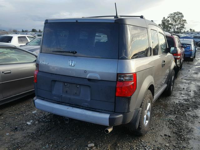 5J6YH18685L006686 - 2005 HONDA ELEMENT EX GRAY photo 4