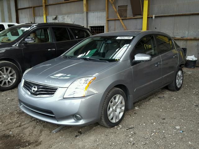 3N1AB6AP1CL774698 - 2012 NISSAN SENTRA 2.0 GRAY photo 2