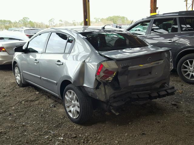 3N1AB6AP1CL774698 - 2012 NISSAN SENTRA 2.0 GRAY photo 3