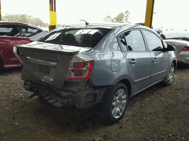 3N1AB6AP1CL774698 - 2012 NISSAN SENTRA 2.0 GRAY photo 4