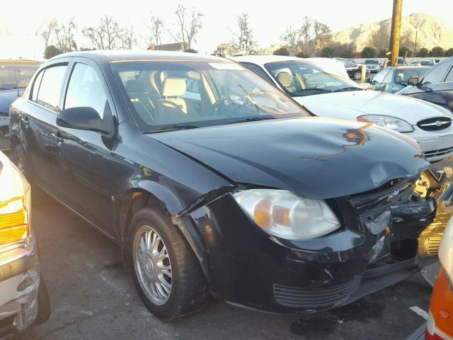 1G1AL55F777217223 - 2007 CHEVROLET COBALT LT BLACK photo 1