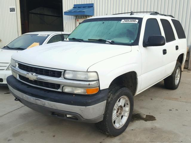 1GNEK13Z96R130726 - 2006 CHEVROLET TAHOE K150 WHITE photo 2