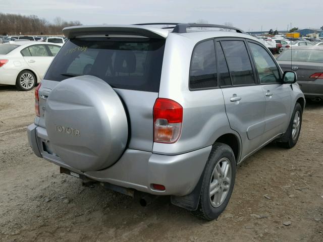 JTEGH20V130090502 - 2003 TOYOTA RAV4 SILVER photo 4