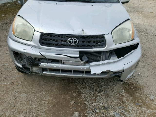 JTEGH20V130090502 - 2003 TOYOTA RAV4 SILVER photo 9