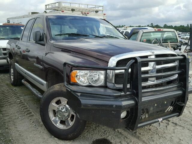 3D7KS28C35G721144 - 2005 DODGE RAM 2500 S BURGUNDY photo 1