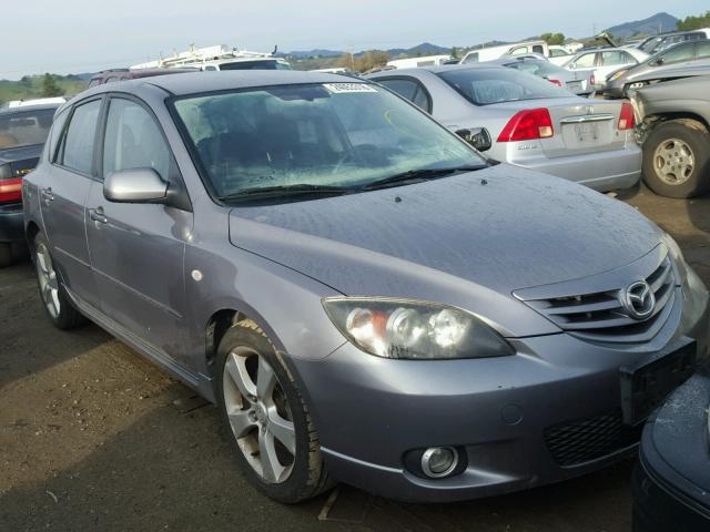 JM1BK143141142547 - 2004 MAZDA 3 HATCHBAC SILVER photo 1