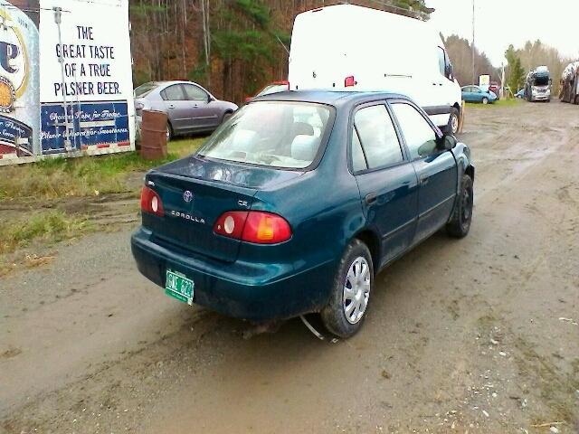 2T1BR12EX2C540672 - 2002 TOYOTA COROLLA CE GREEN photo 4