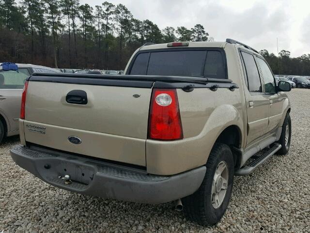 1FMZU67E93UB00509 - 2003 FORD EXPLORER S GOLD photo 4