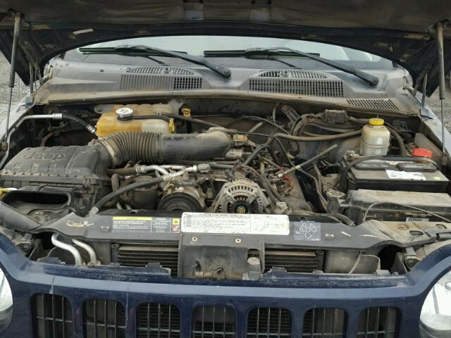 1J4GL48K56W102204 - 2006 JEEP LIBERTY SP BLUE photo 7