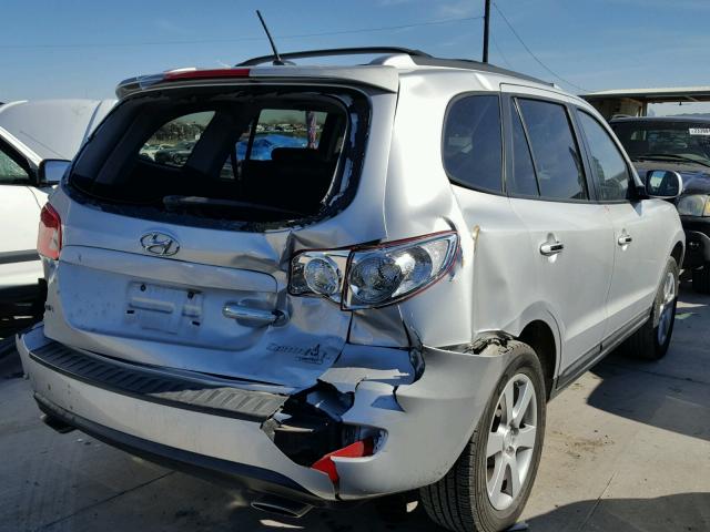 5NMSH13E39H253664 - 2009 HYUNDAI SANTA FE S SILVER photo 4