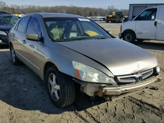 1HGCM56775A120626 - 2005 HONDA ACCORD EX GOLD photo 1