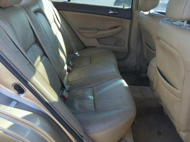 1HGCM56775A120626 - 2005 HONDA ACCORD EX GOLD photo 6