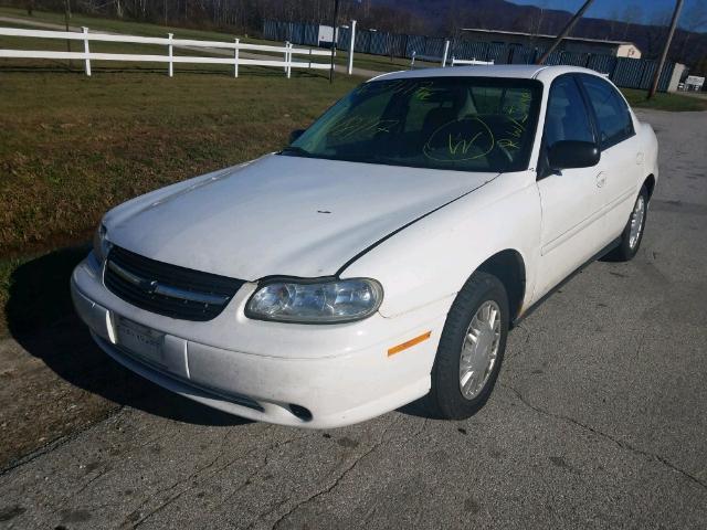 1G1ND52J216114473 - 2001 CHEVROLET MALIBU WHITE photo 2