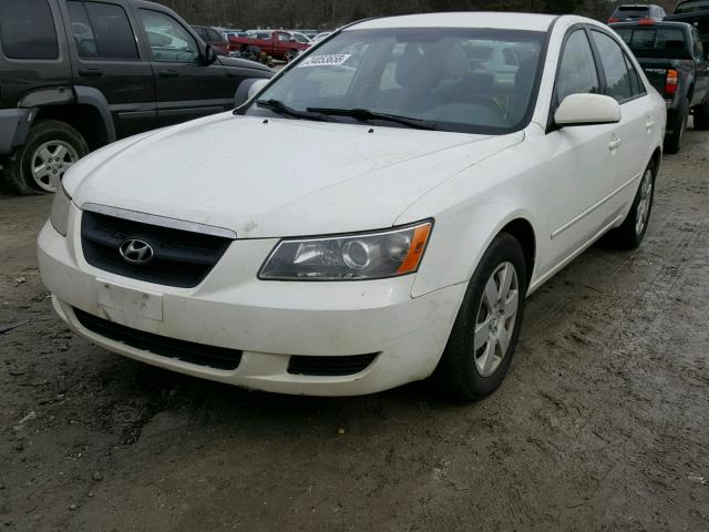 5NPET46C07H247974 - 2007 HYUNDAI SONATA GLS WHITE photo 9