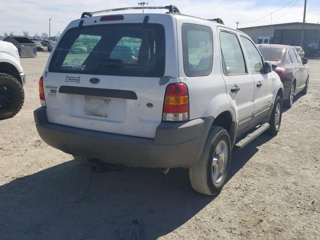 1FMYU01161KC39097 - 2001 FORD ESCAPE XLS WHITE photo 4