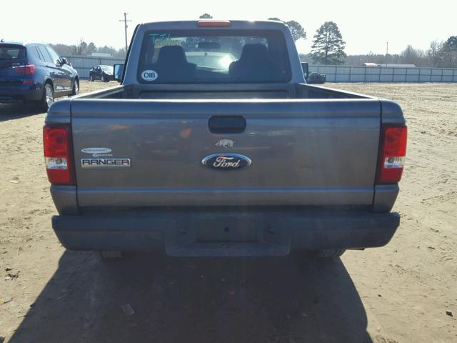 1FTYR10D17PA30515 - 2007 FORD RANGER GRAY photo 6