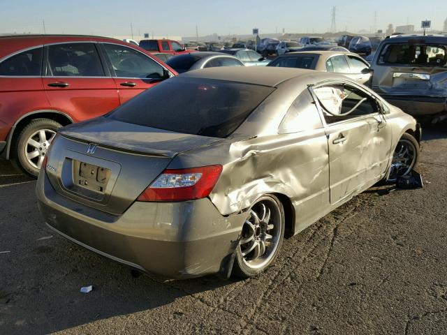 2HGFG12817H556680 - 2007 HONDA CIVIC EX SILVER photo 4