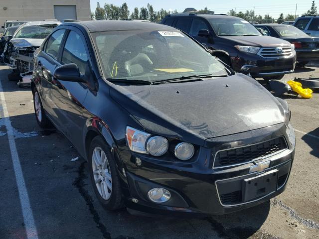 1G1JC5SH9C4117643 - 2012 CHEVROLET SONIC LT BLACK photo 1