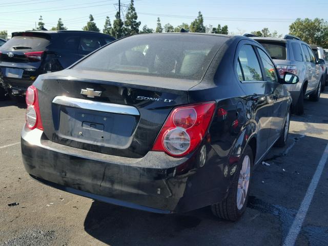 1G1JC5SH9C4117643 - 2012 CHEVROLET SONIC LT BLACK photo 4