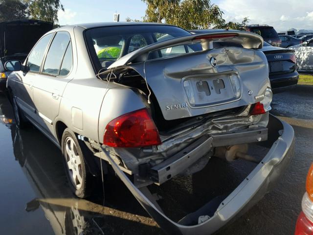 3N1CB51D46L458628 - 2006 NISSAN SENTRA 1.8 SILVER photo 3