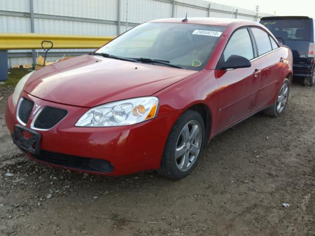 1G2ZH57N274245209 - 2007 PONTIAC G6 GT RED photo 2