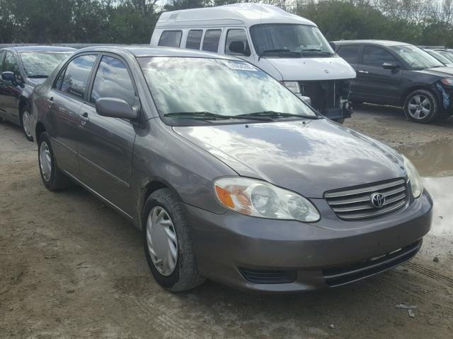 2T1BR32E34C201220 - 2004 TOYOTA COROLLA CE GRAY photo 1