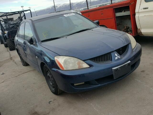 JA3AJ26E34U063428 - 2004 MITSUBISHI LANCER ES BLUE photo 1