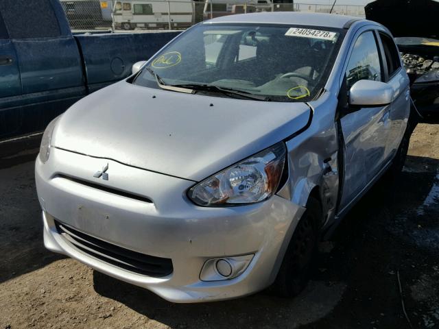 ML32A3HJ2FH035558 - 2015 MITSUBISHI MIRAGE DE SILVER photo 2