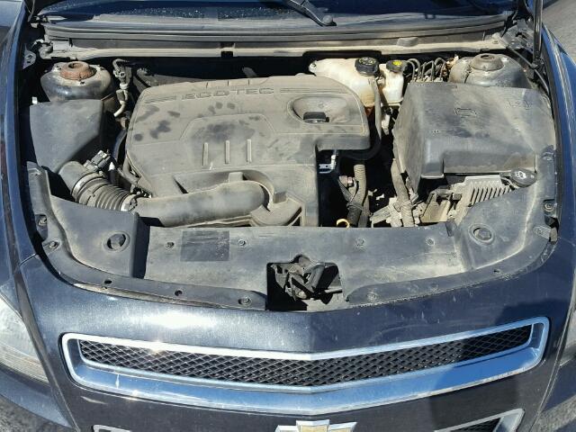 1G1ZB5EB5AF195500 - 2010 CHEVROLET MALIBU LS BLACK photo 7