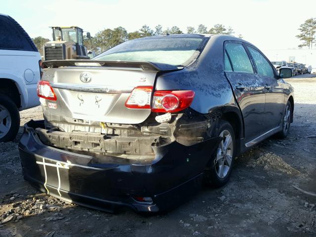 2T1BU4EEXBC738390 - 2011 TOYOTA COROLLA BA GRAY photo 4