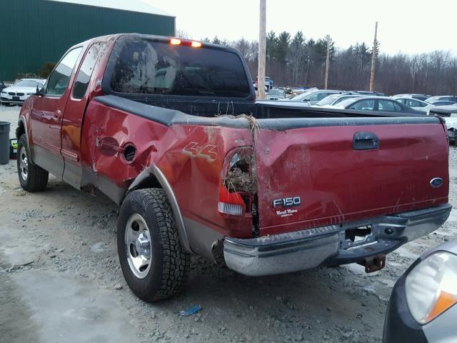 2FTRX18WX1CA61559 - 2001 FORD F150 RED photo 3