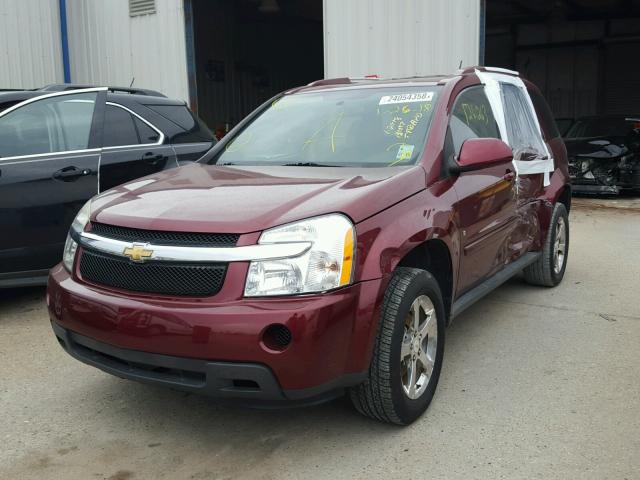 2CNDL63FX76235336 - 2007 CHEVROLET EQUINOX LT MAROON photo 2