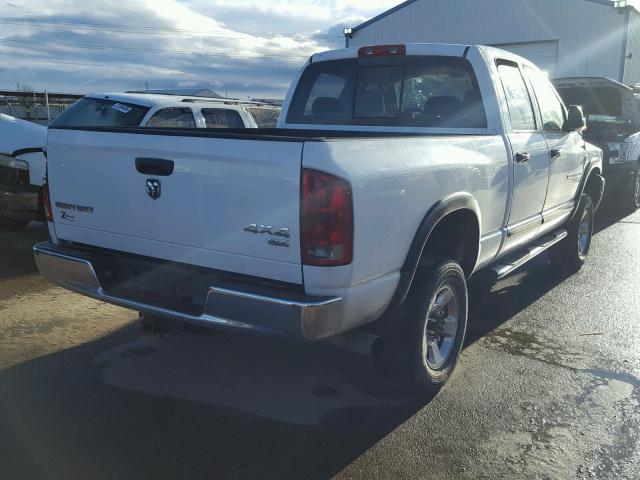 3D7KS28C66G117220 - 2006 DODGE RAM 2500 S WHITE photo 4