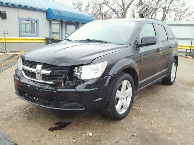 3D4PH5FV0AT256721 - 2010 DODGE JOURNEY SX BLACK photo 2