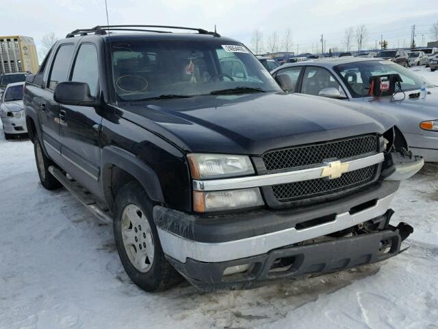 3GNEK12T75G241870 - 2005 CHEVROLET AVALANCHE BLACK photo 1