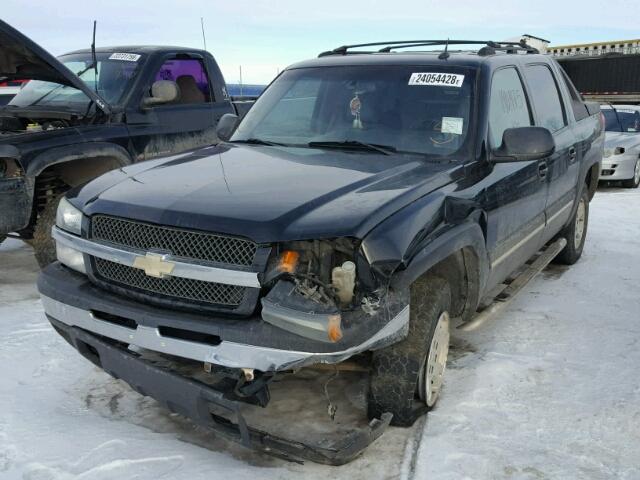 3GNEK12T75G241870 - 2005 CHEVROLET AVALANCHE BLACK photo 2