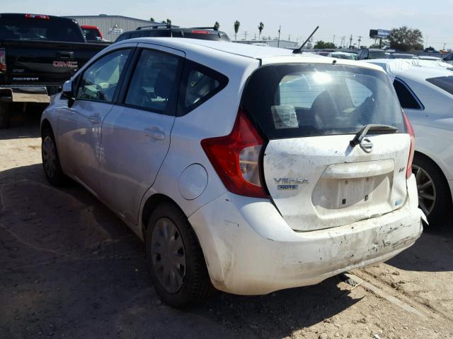 3N1CE2CP6EL426081 - 2014 NISSAN VERSA NOTE WHITE photo 3